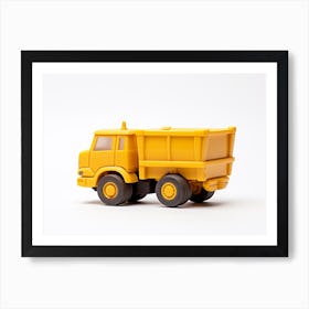 Toy Car Yellow Dump Truck 2 Art Print