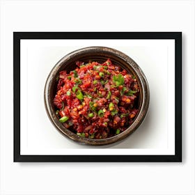 Red Pepper Salsa Art Print