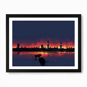 London Skyline Art Print