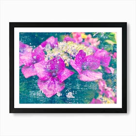 Purple Hortensia 1 Art Print