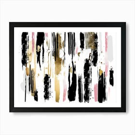 Abstract Brushstrokes 36 Art Print