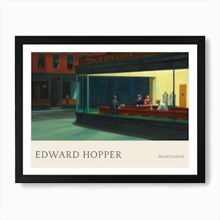 Nighthawks, Edward Hopper Art Print