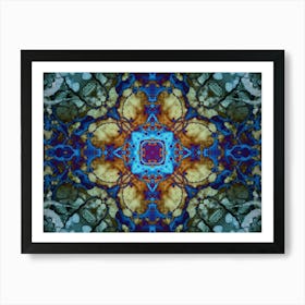 Alcohol Ink Flower Art Print