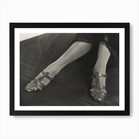 Katharine Dudley'S Shoes Alfred Stieglitz Art Print