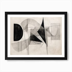 Diktorrr Image Of A Geometric Figure In The Style Of Minimalist 86bdd825 49df 45de Bdf8 A3211174a303 Topaz Enhance Art Print