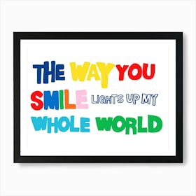 Smile 1 Art Print