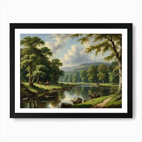 Classic Landscape 2 40x30in 12000x9000px 52 Art Print