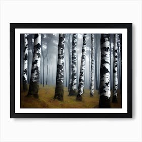 Birch Forest 98 Art Print