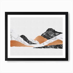 Marble Landscape II Art Print