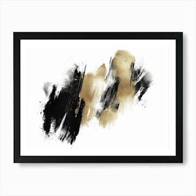 Abstract Brushstrokes Canvas Print 25 Art Print