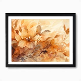 Abstract Floral Painting 2 Art Print