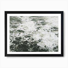 Green Water Art Print