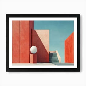 Red Bricks Spain Art Print