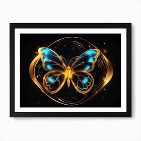 Butterfly Stock Videos & Royalty-Free Footage 3 Art Print