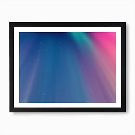 Aurora Synthwave #2 Art Print