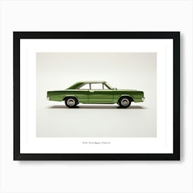 Toy Car 68 Dodge Dart Green Poster Art Print