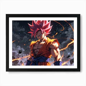 Dragon Ball Z Wallpaper 80 Art Print