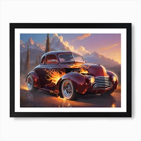 Chevrolet Fire 1 Art Print