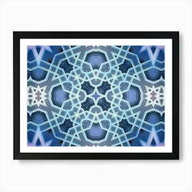 Celestial Star Pattern Watercolor And Alcohol Ink In The Author S Digital Processing Art Print