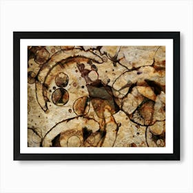 Abstraction A Storm In The Desert Art Print