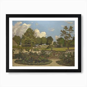 The Painters Garden At Saint Privé, Henri Joseph Harpignies Art Print