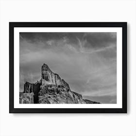 Pointed Mountain Art Print