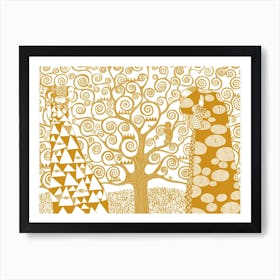 Tree Of Life (remake after Klimt) Art Print