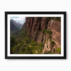 Trail To Angels Landing Zion Art Print