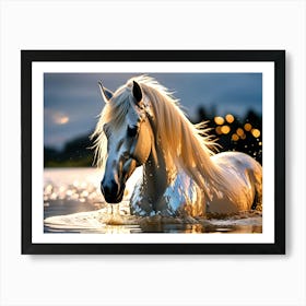 Creative Horse Beauty Illustration Nr 123 Art Print