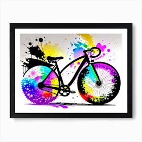 Colorful Bike 2 Art Print
