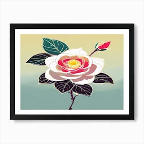 Chinese Flower Art Print