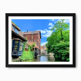 Bruges Canal, Belgium  Art Print