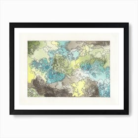 Watercolor Sea Wonderland 2 Art Print