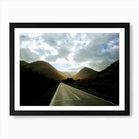 The Road To Glencoe, Scottish Highlands Art Print