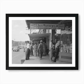 Untitled Photo, Possibly Related To Street Scene, San Augustine, Texas By Russell Lee Art Print