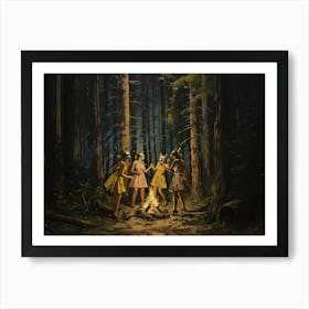 Girls Night Out 1 Fy H Art Print