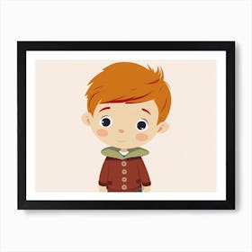 Boy With Red Hair Art Print