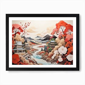 Japanese Nature Wall Art Art Print