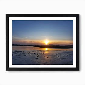 Beautiful welsh sunset Art Print