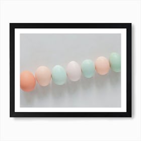 Pastel Easter Eggs 1 Art Print