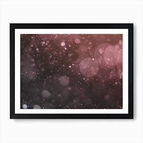 Abstract Light Bokeh Art Print