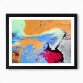 Acrylic Extruded Painting 634 Art Print