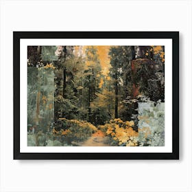 Forest Collage 1 Art Print