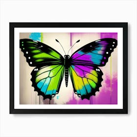 Butterfly Stock Videos & Royalty-Free Footage 8 Art Print