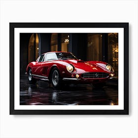 Ferrari GT at sundown Art Print