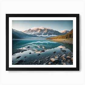 Lake In The Mountains Art Print