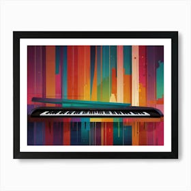 Colorful Piano 1 Art Print