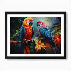 Feathered Harmony Art Print