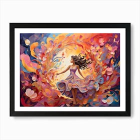 Flower Dance Art Print