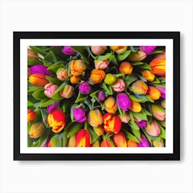 Tulips At Flower Shop Art Print